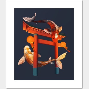 Koi Fish Posters and Art